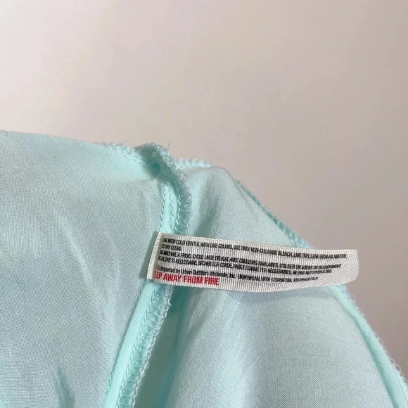 FREE PEOPLE INTIMATELY | LACE TRIM  HANDKERCHIEF HEM TANK IN MINT COLOR - Picture 9 of 15